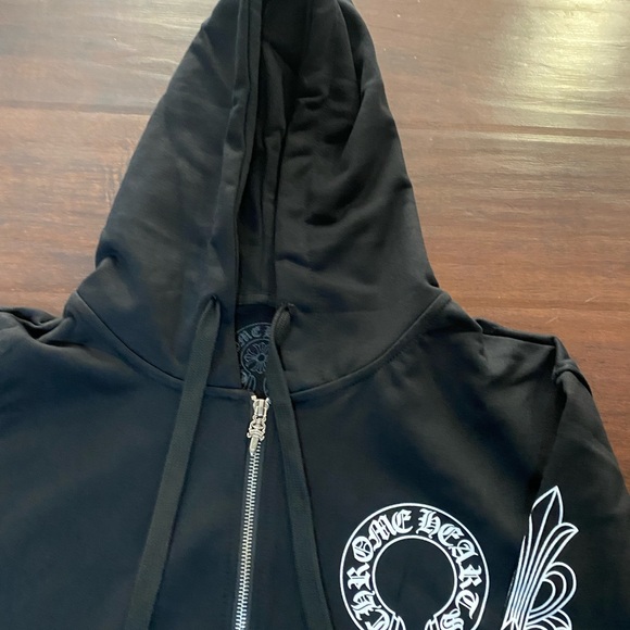 Chrome Hearts Black Zip Up Sweater - Picture 5 of 6